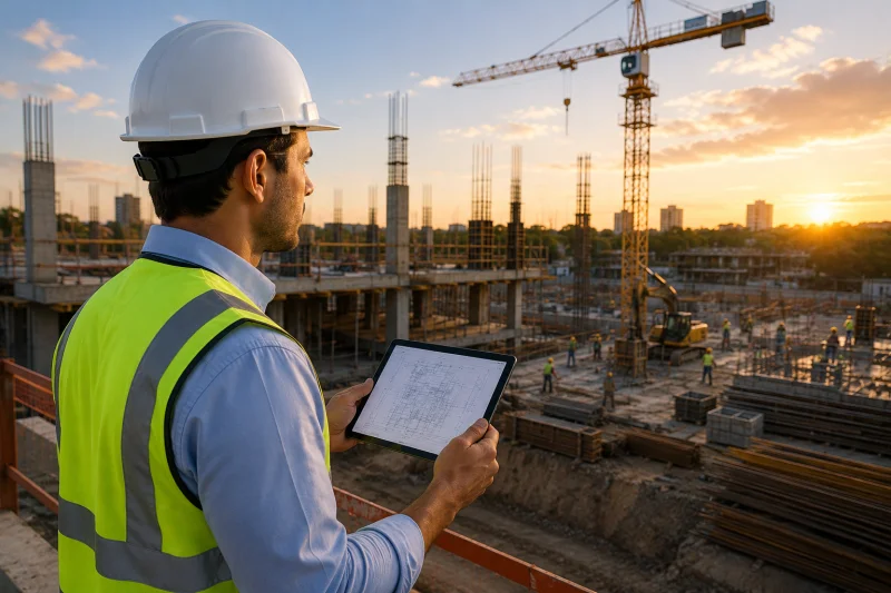 Acompanhamento e fiscalização de obras